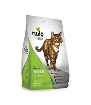 Nulo Grain Free Dry Cat Food - Indoor, Adult Trim, or Hairball Management with BC30 Probiotic, Salmon, Duck or Turkey Recipe