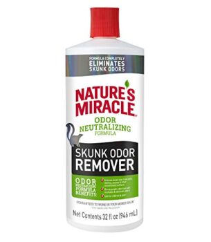 Nature’s Miracle Skunk Odor Remover Odor Neutralizing Formula, 32 fl oz