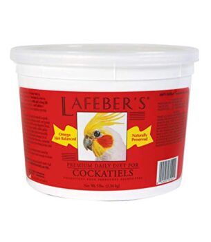 Lafeber Premium Daily Diet Pellets Pet Bird Food, Made with Non-GMO and Human-Grade Ingredients, for Cockatiels
