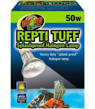 Zoo Med Turtle Tuff Splashproof Halogen Lamp, 50 Watts