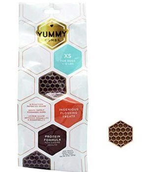 Yummy Combs Oral Care Dog Dental Treats | Fresh Breath - Flossing Dental Chews | High Protein & Natural Dog Dental Treats | Daily Dental Chew