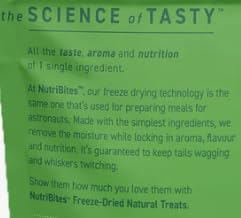 Nutri Bites Freeze Dried Beef Liver Dog & Cat Treats | Healthy Pet Training Treats or Food Topper | All Natural, Single Ingredient, High Protein | Premium Bulk Large Size Pack (27 OZ) - Image 6