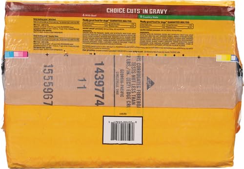 Pedigree Choice Cuts in Gravy Adult Canned Soft Wet Dog Food, Beef & Country Stew, 13.2 oz. Cans (12 Count, Pack of 1) - Image 5