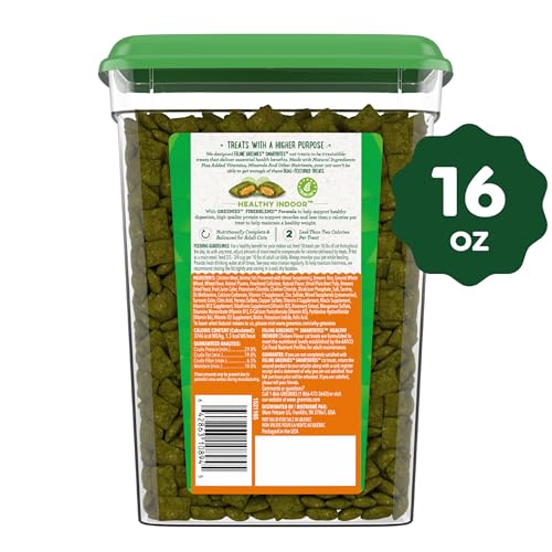 Greenies Feline Smartbites Hairball Control for Cats Chicken Flavor 16oz - Image 2