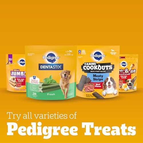 Pedigree Dentastix Large Breed Dog Treats, Original, Beef & Fresh Flavor, 2.73 lb. Variety Pack (51 Treats) - Image 11