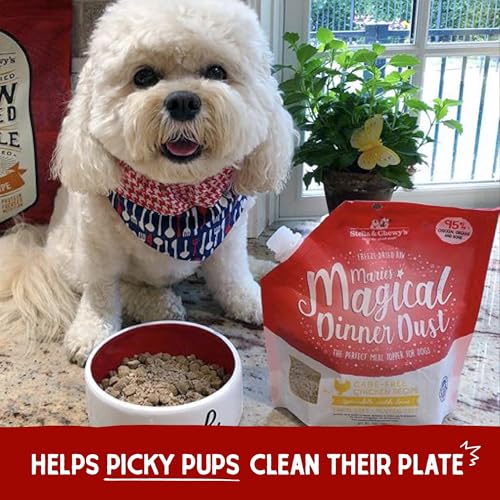 Stella & Chewy's Freeze-Dried Raw Marie's Magical Dinner Dust - Premium Chicken Dog Food Topper with Organic Fruits & Vegetables - Perfect for Picky Eaters - 7oz - Image 10