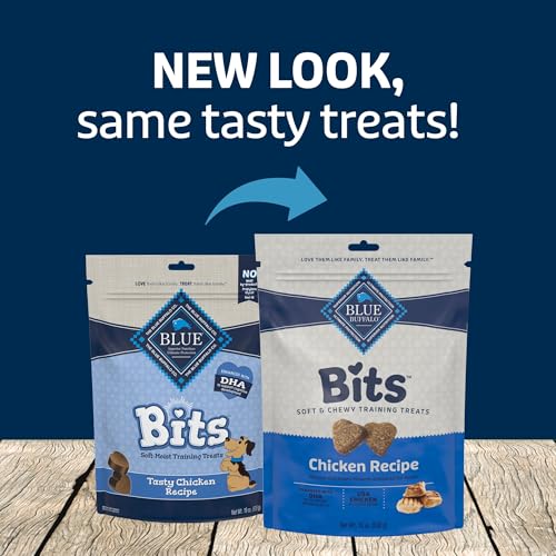 Blue Buffalo Bits Soft Dog Treats for Training, Made With Natural Ingredients & Enhanced with DHA, Chicken Recipe, 19-oz Bag - Image 10