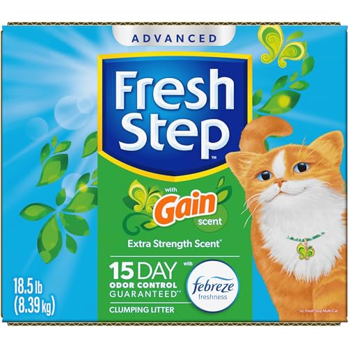 Fresh Step Advanced Clumping Litter with Febreze Freshness with Gain Scent, Fights Odor on Contact, 37 lbs. (2 x 18.5 lb. Box) (Package May Vary) - Image 15