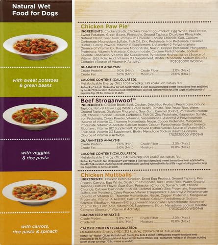 Nutrish Rachael Ray Wet Dog Food Variety Pack Hearty Recipes, 6-8 oz. Tubs, 2 Count - Image 12