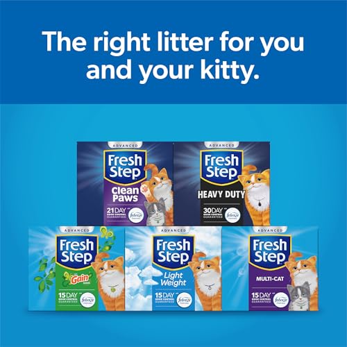 Fresh Step Advanced Simply Unscented Clumping Litter, Fresh Step Unscented Cat Litter Fights Odor on Contact, 37 lbs. (2 x 18.5 lb. Box) - Image 13