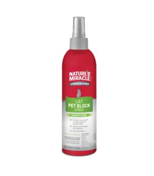 Nature's Miracle Advanced Platinum Cat Pet Block Repellent Spray, 8 Ounces, Indoor Training Aid for Cats