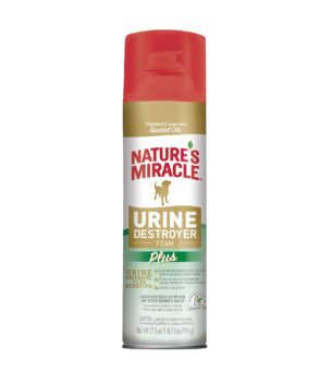 Nature's Miracle Urine Destroyer Plus for Dogs, Enzymatic Formula for Severe Dog Urine Stains, 17.5 oz