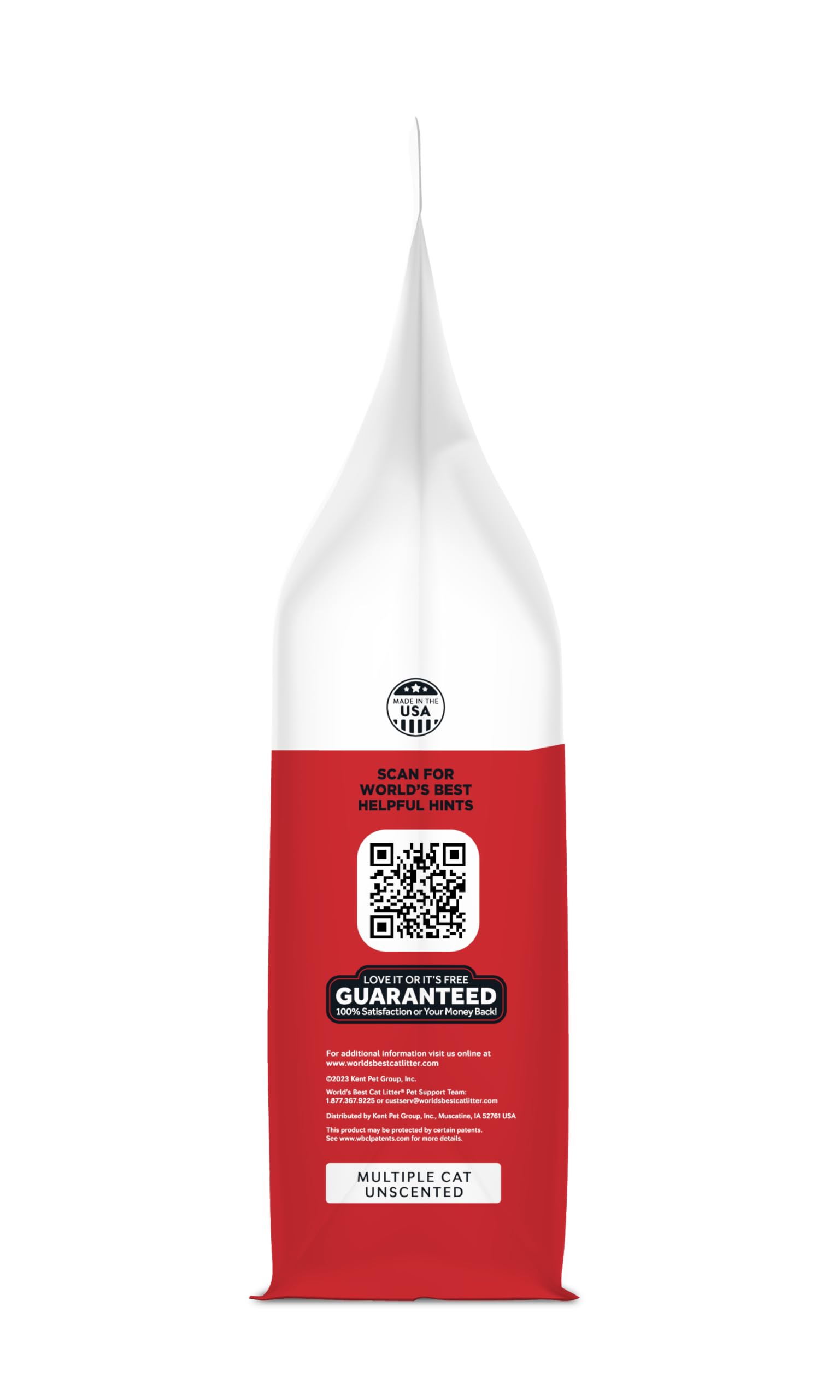 WORLD'S BEST CAT LITTER Multiple Cat Unscented, 32-Pounds - Natural Ingredients, Quick Clumping, Flushable, 99% Dust Free & Made in USA - Long-Lasting Odor Control & Easy Scooping - Image 9