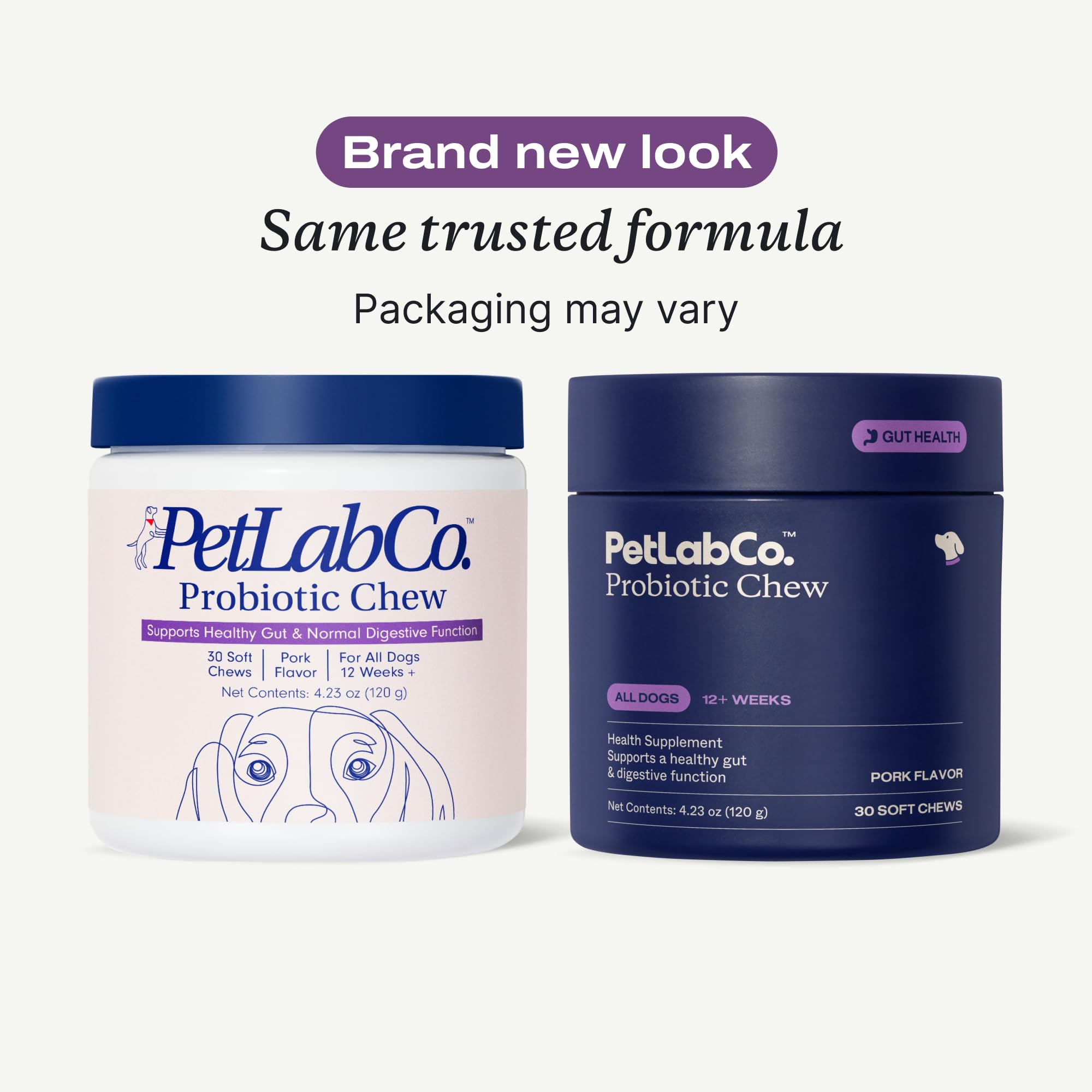 PetLab Co. Probiotics for Dogs, Support Gut Health, Occasional Diarrhea, Digestive Health & Seasonal Allergies - Pork Flavor - 30 Soft Chews - Packaging May Vary - Image 2