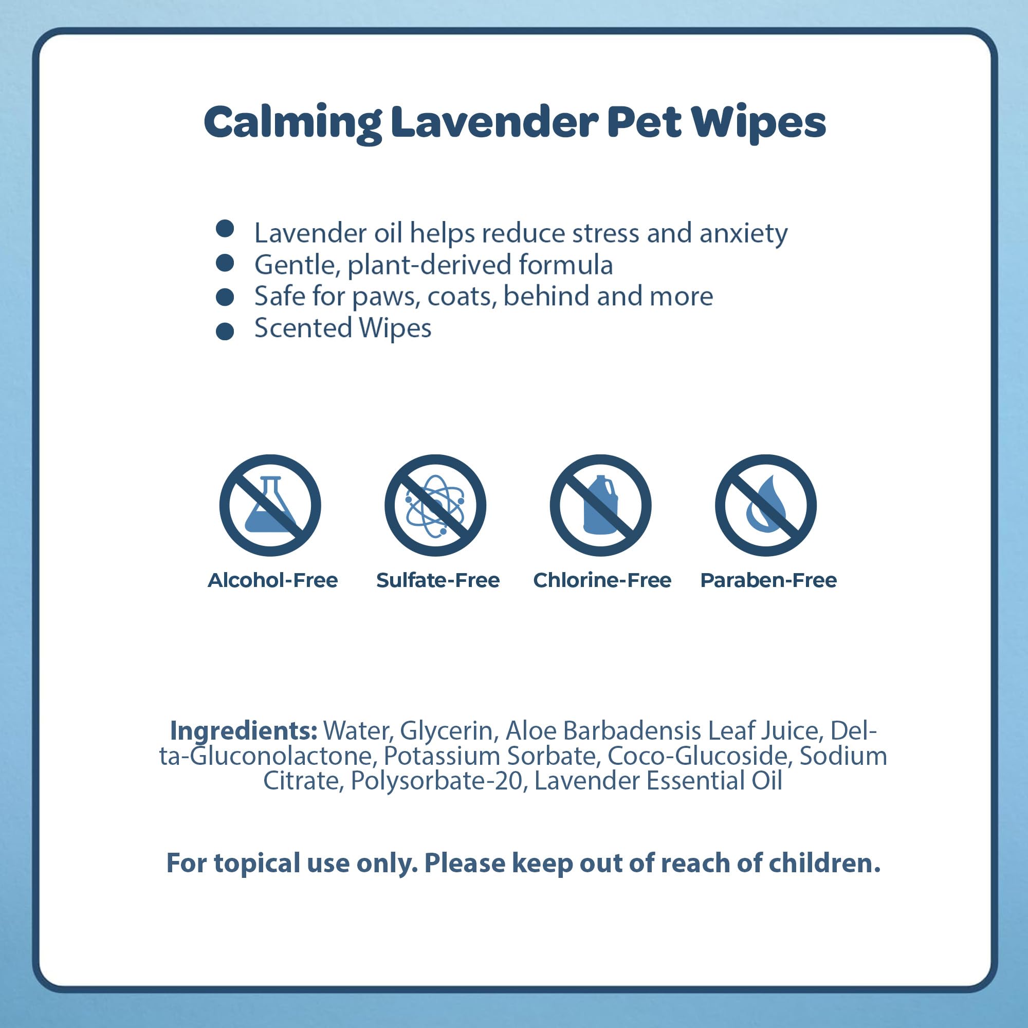 Best Pet Supplies Pet Wipes for Dogs - Dog Wipes Cleaning Deodorizing, for Coats, Ears, Paws - Calming Lavender, Aloe Vera, 100 Count - Image 5