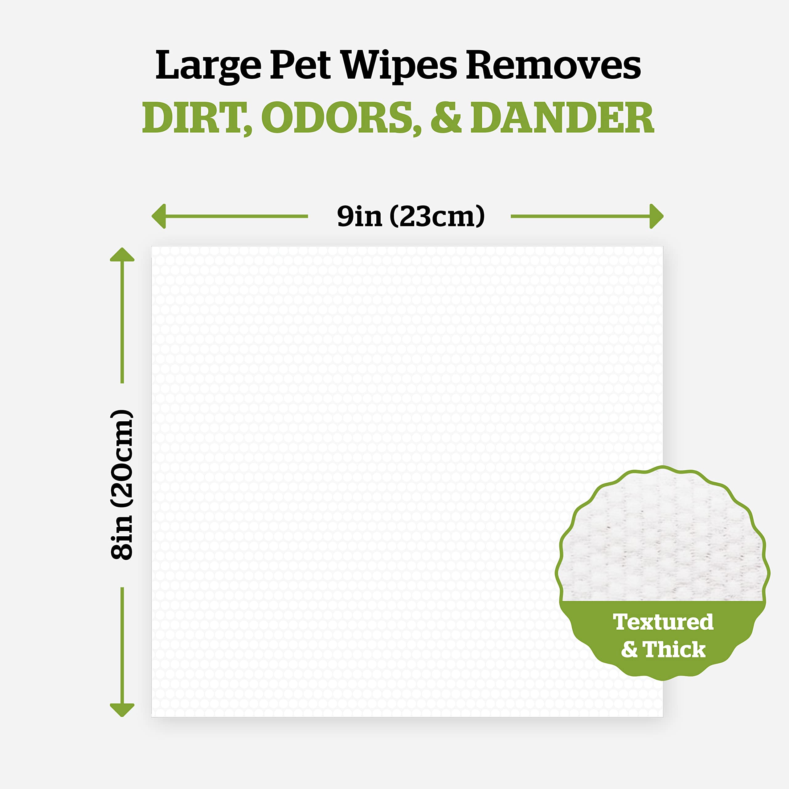 Pogi?s Dog Grooming Wipes ? Hypoallergenic Pet Wipes for Paws, Body & Butt ? Cleaning & Hydrating, Fragrance Free, 100-Count - Image 2
