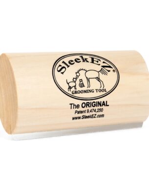SleekEZ Dog Brush for Shedding & Dog Grooming Supplies | Pet Hair Removal Tool | Great For All Fur Types | For Short, Medium, & Long Hair Pets | Reduces Shedding by 95% | Made in USA | 1 pack | 5 inch