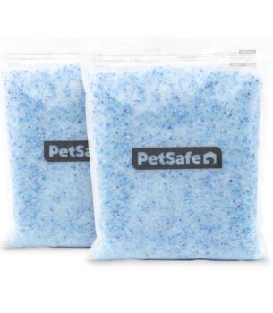 PetSafe ScoopFree Premium Crystal Cat Litter - Outperforms Clay Litter - Refill Packs - Reusable Tray Compatible - Fresh Scent - 4.3 lb Bags - 2 Pack
