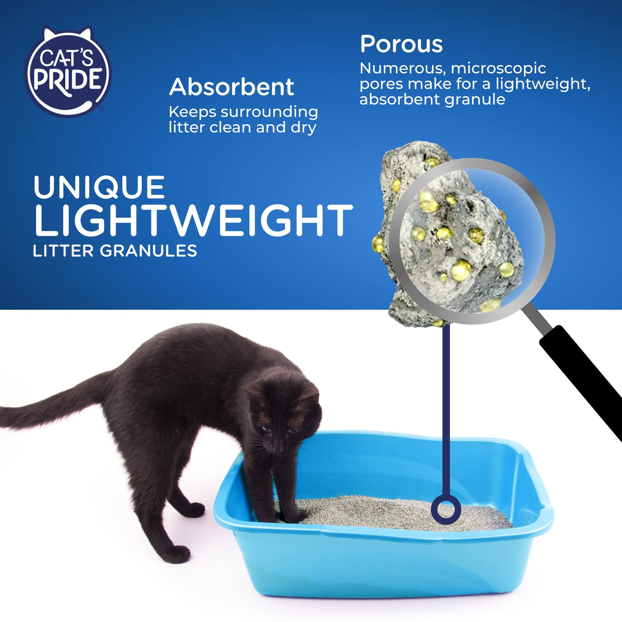 Cat's Pride Premium Lightweight Clumping Litter: Pure & Fresh - Up to 10 Days of Powerful Odor Control - Multi-Cat, Scented, 10 Pounds - Image 5
