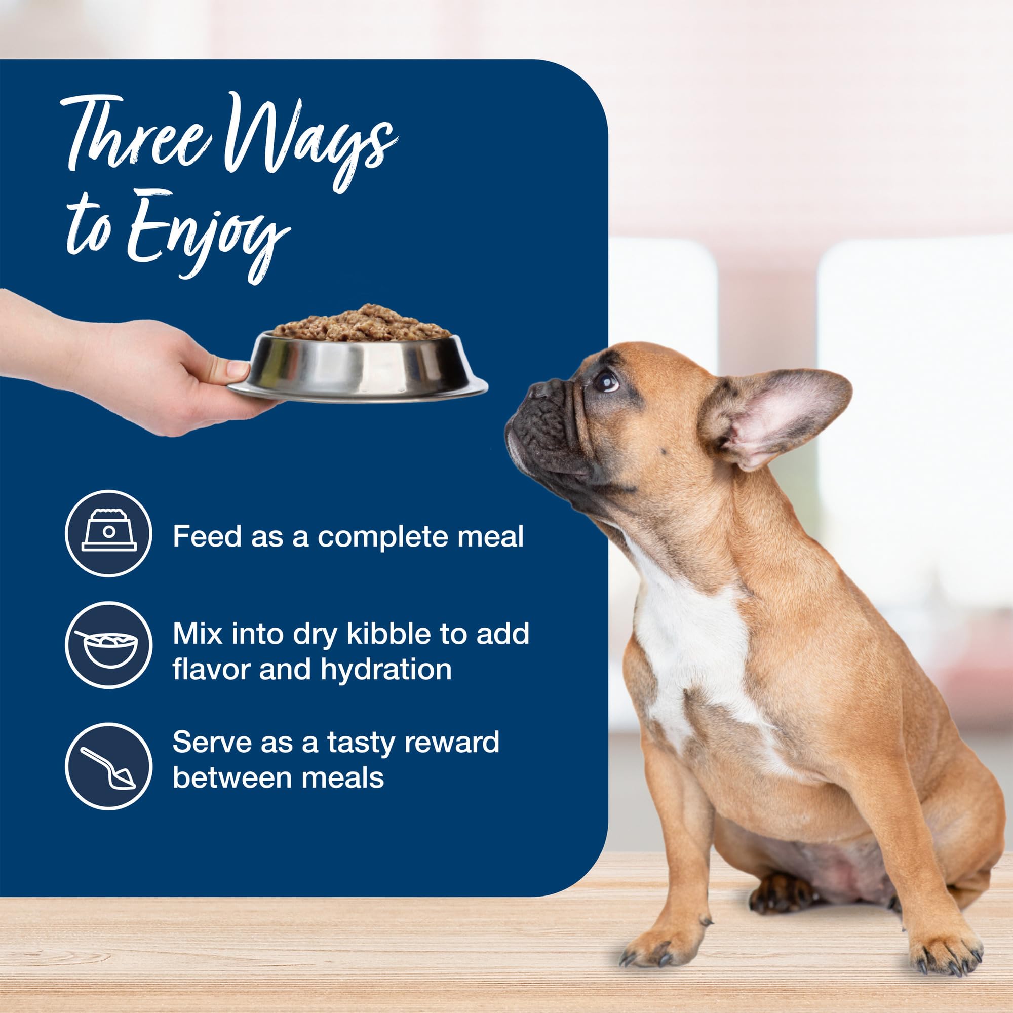 Blue Buffalo Blue's Stew Natural Wet Dog Food, Made with Natural Ingredients, Hearty Beef and Country Chicken Variety Pack, 12.5-oz Cans, 6 Count - Image 7