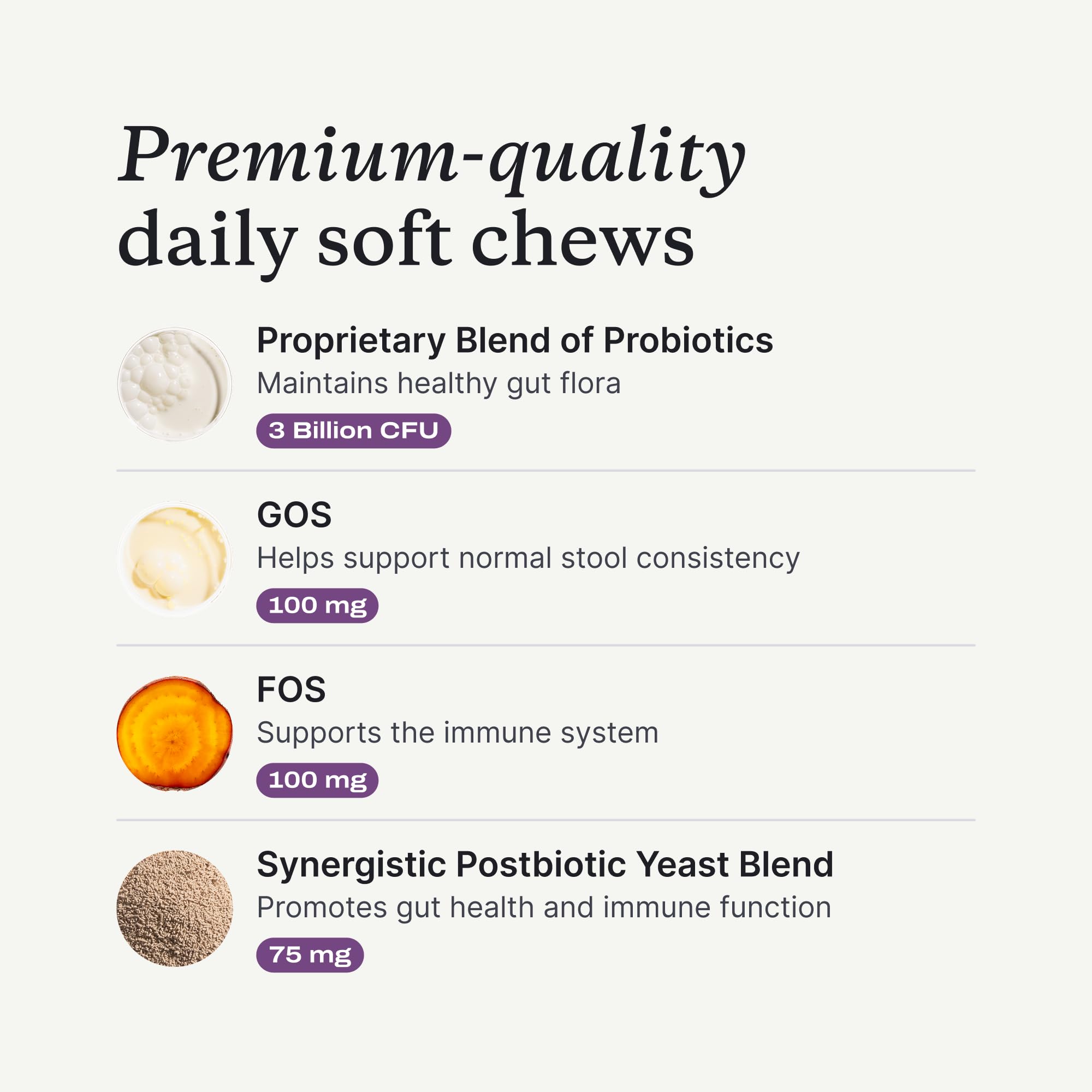 PetLab Co. Probiotics for Dogs, Support Gut Health, Occasional Diarrhea, Digestive Health & Seasonal Allergies - Pork Flavor - 30 Soft Chews - Packaging May Vary - Image 4