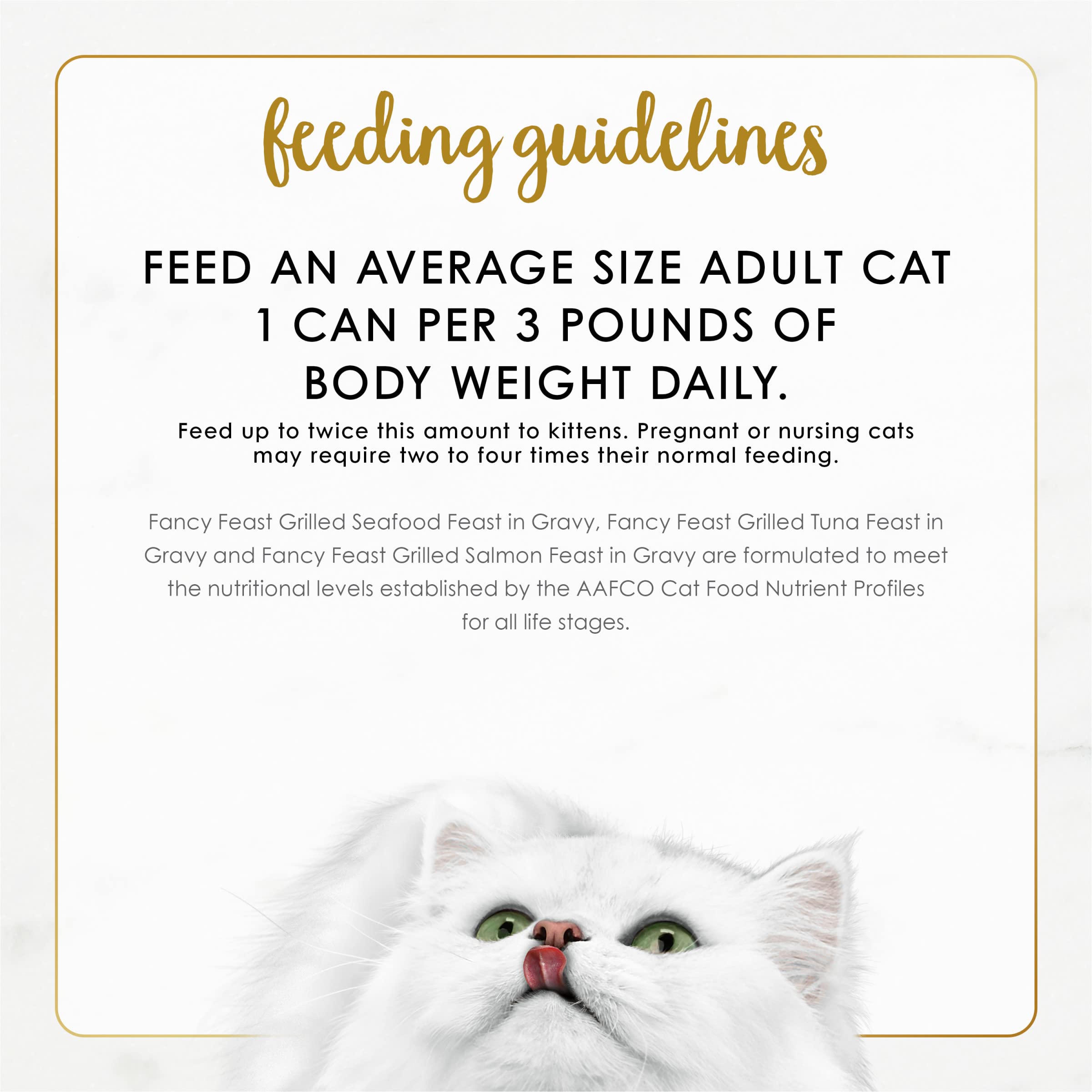 Purina Fancy Feast Grilled Wet Cat Food Seafood Collection in Wet Cat Food Variety Pack - (Pack of 24) 3 oz. Cans - Image 9