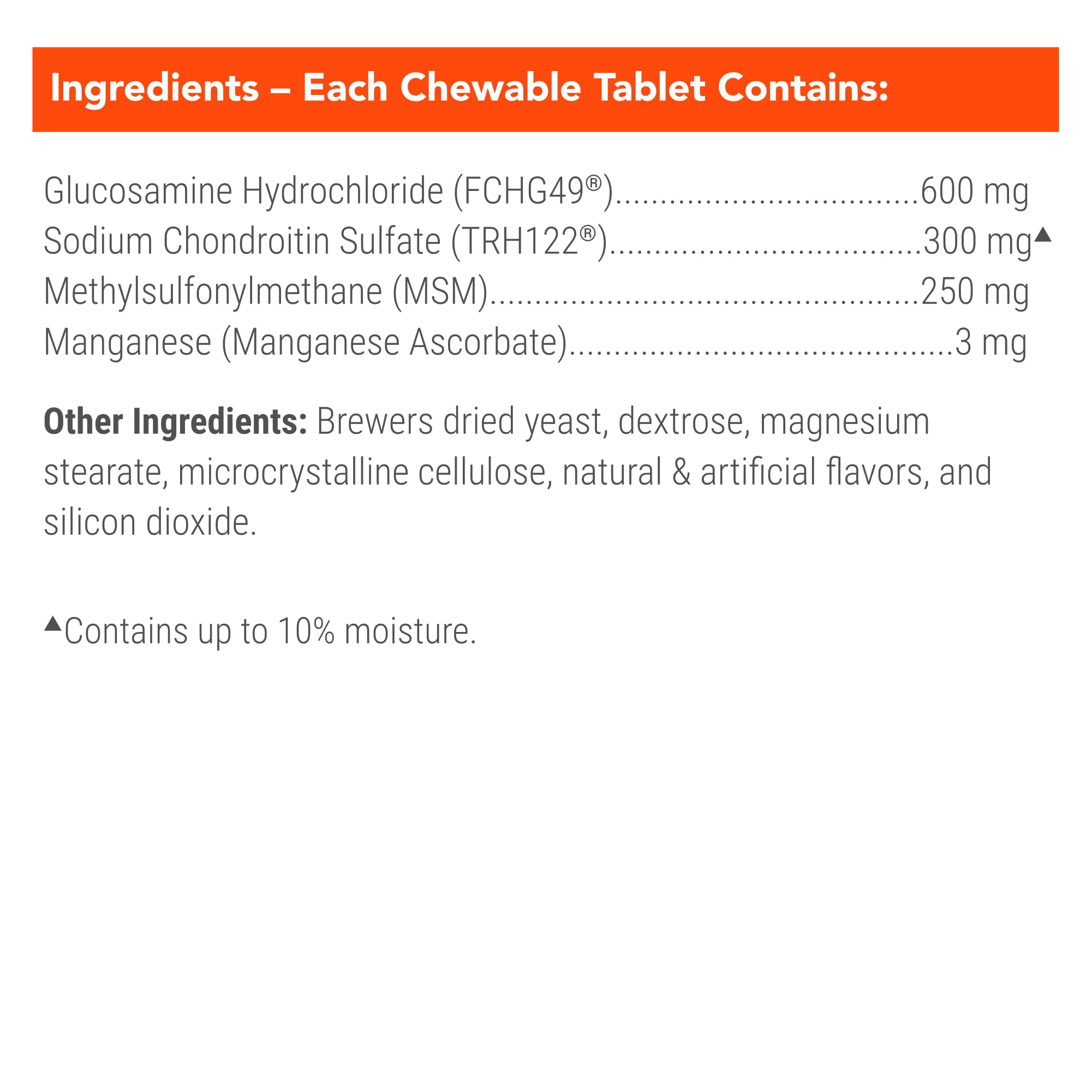 Nutramax Cosequin for Dogs Joint Health Supplement, Contains Glucosamine for Dogs, Plus Chondroitin and MSM, Supports Healthy Joints, For All Breeds and Sizes, Chewable Tablets, 132 Count - Image 7
