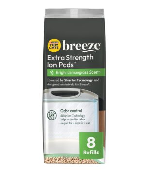 Purina Tidy Cats Cat Litter Breeze Pads Refill Pack Multi Cat Litter Pads - 8 ct. Bag