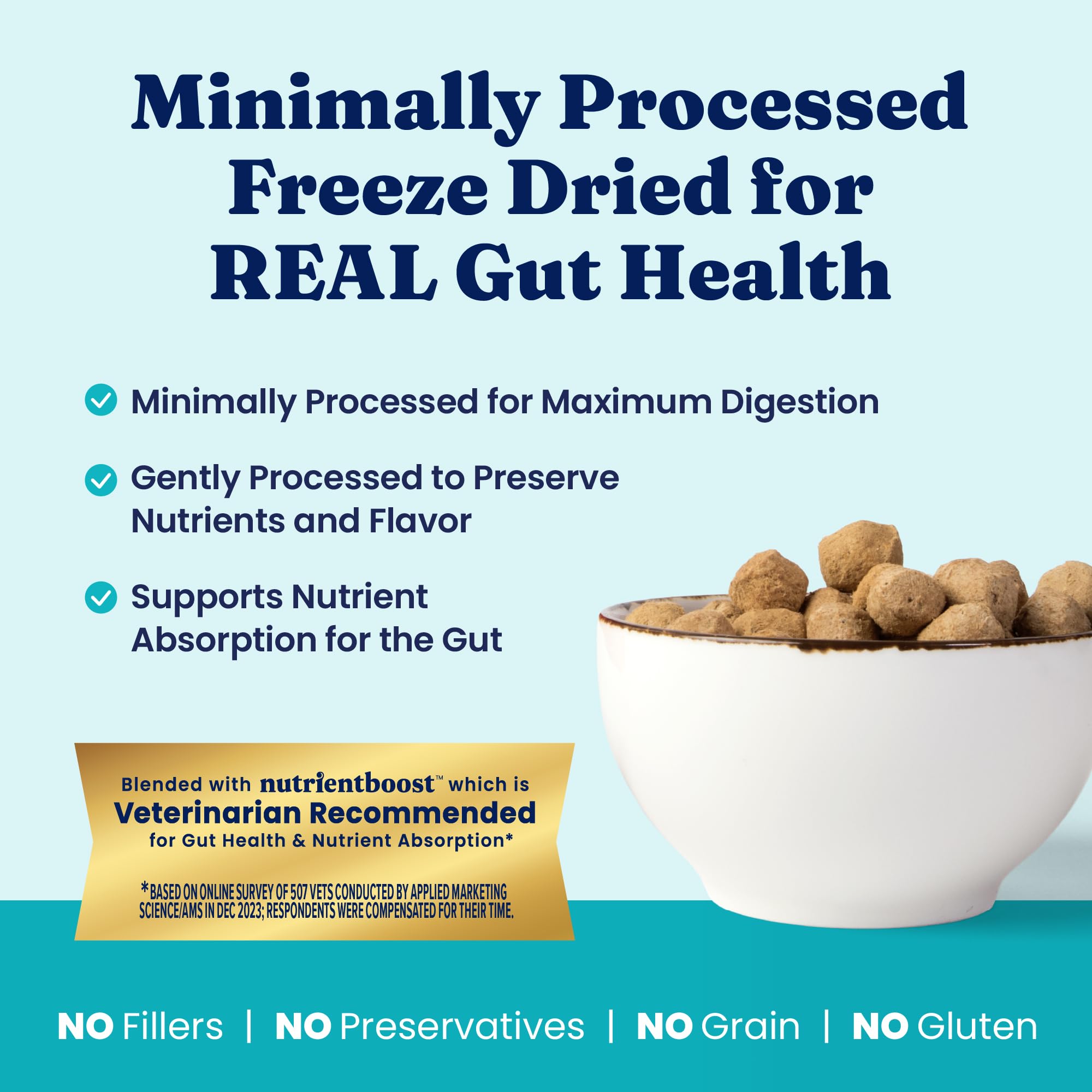 Solid Gold Freeze Dried Dog Food - W/Real Beef, Pumpkin & Superfoods - Freeze Dried Raw Dog Food Toppers for Picky Eaters to Serve as a Nutrient-Dense Meal Topper or High Protein Treats - 1.5oz - Image 2