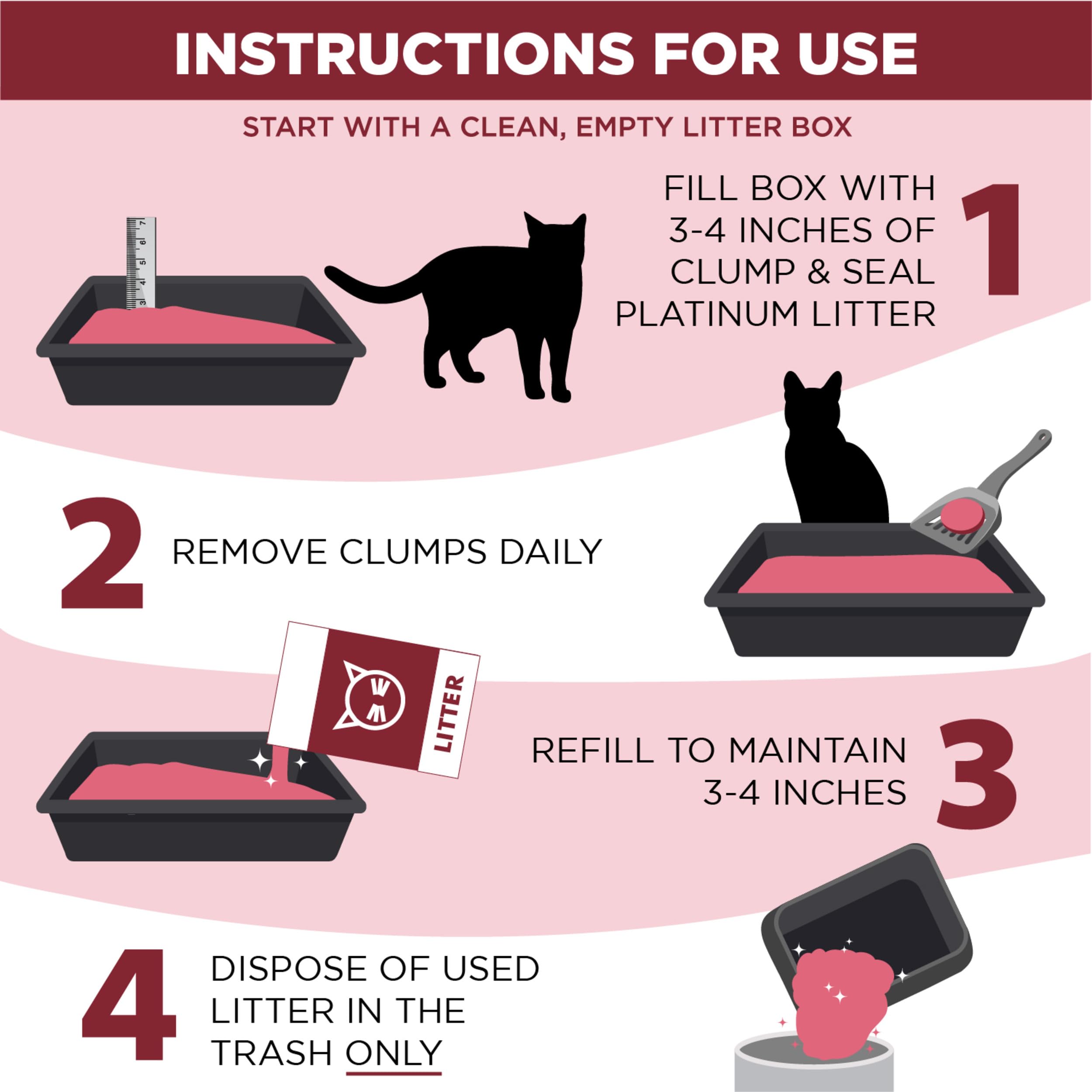 ARM & HAMMER Clump & Seal Platinum Cat Litter, Multi-Cat, 14-Day Odor Control, Rock-Hard Clumps, 37 lbs ? Powerful Odor Eliminator with Baking Soda - Image 5
