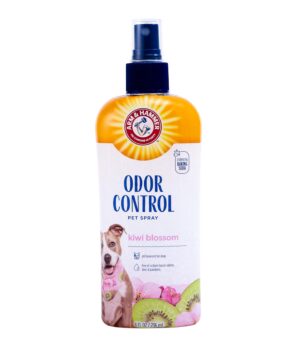 Arm & Hammer for Pets Super Deodorizing Spray for Dogs | Best Odor Eliminating Spray for All Dogs & Puppies | Fresh Kiwi Blossom Scent That Smells Great, 8 Ounces