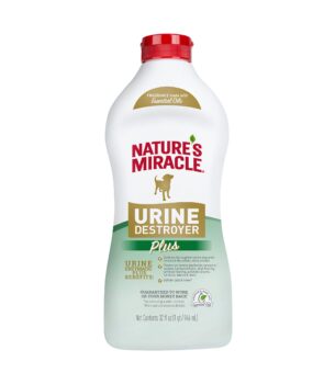 Nature's Miracle Urine Destroyer Plus for Dogs, Enzymatic Formula for Severe Dog Urine Stains, 32 fl oz