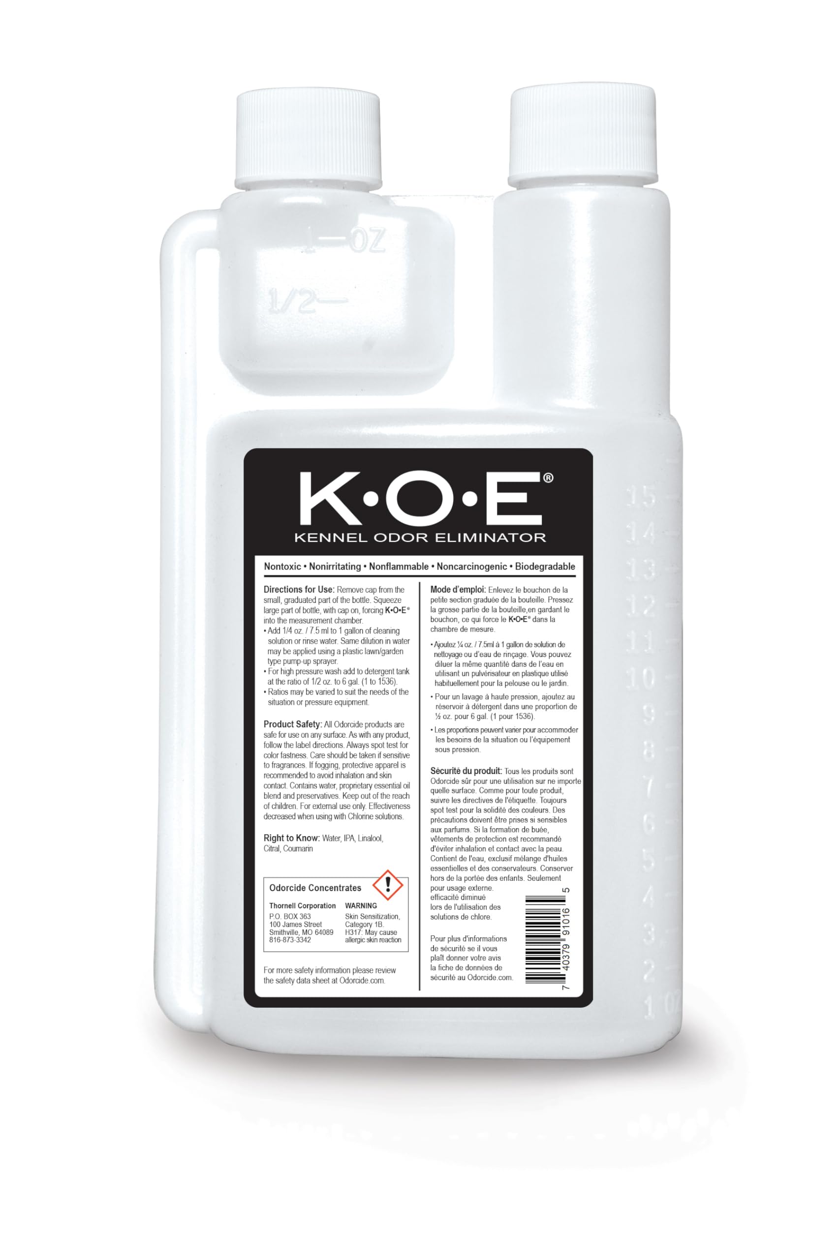 Odorcide K.O.E. Apricot Odor Eliminator 16 oz for Strong Odor for Cages, Runs & More ? Home & Kennel w/Safe, Non-Enzymatic Formula - Image 7