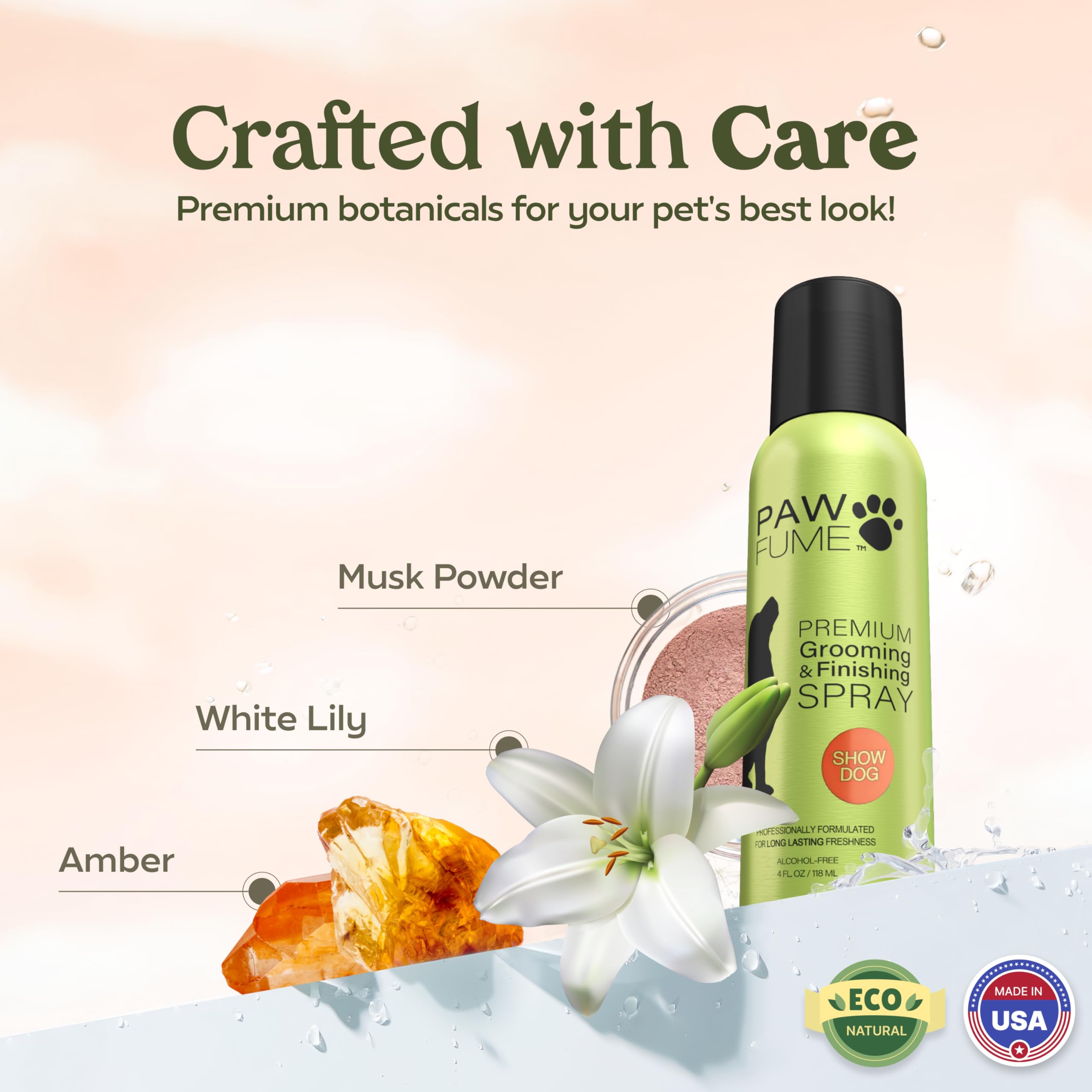 PAWFUME Dog Perfume Spray Long Lasting Scent for Grooming, Show Dog, 1-Pack ? Keep Your Pup Fresh All Day ? Hypoallergenic, Alcohol-Free, Detangling & Moisturizing ? Salon-Quality Dog Cologne Spray - Image 4
