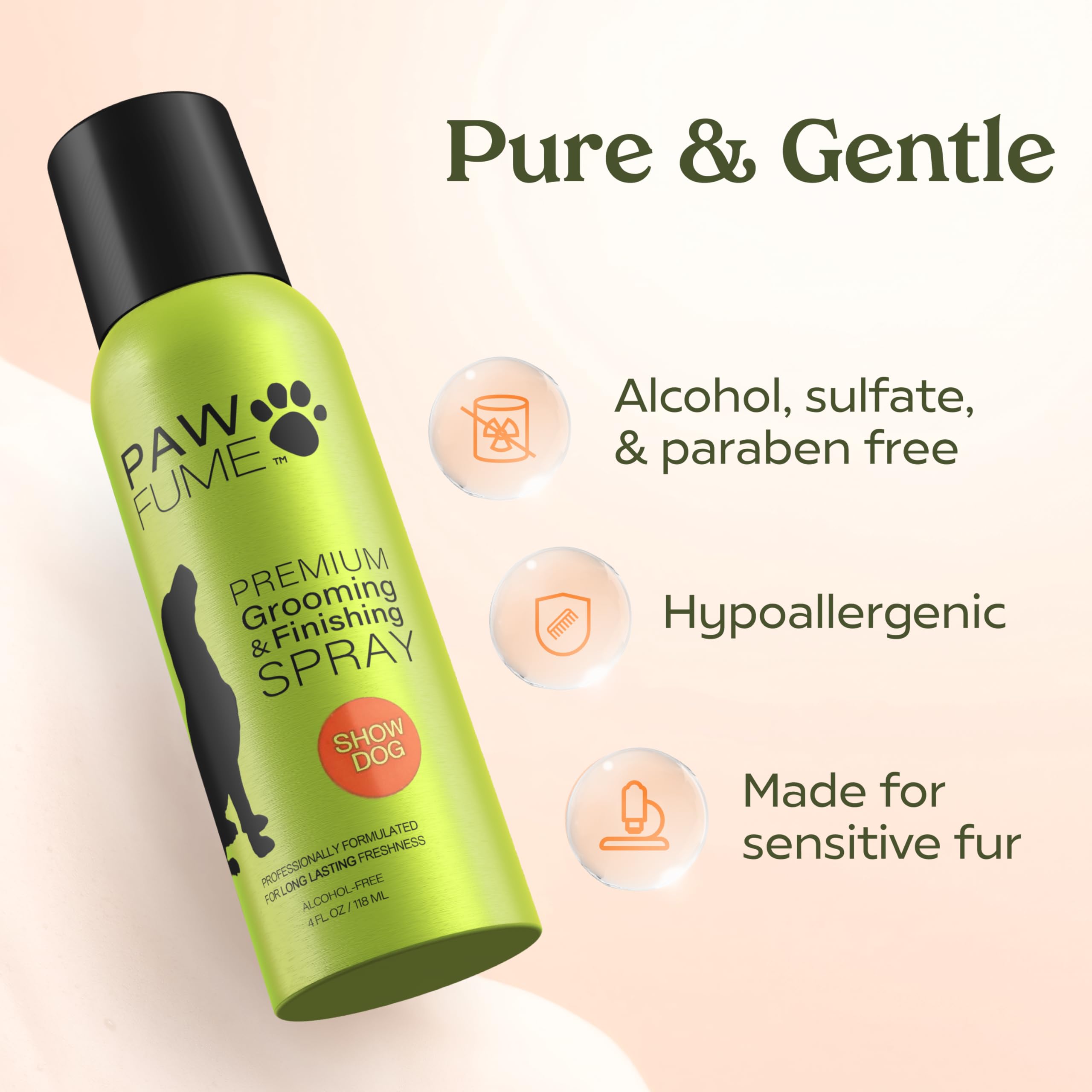 PAWFUME Dog Perfume Spray Long Lasting Scent for Grooming, Show Dog, 1-Pack ? Keep Your Pup Fresh All Day ? Hypoallergenic, Alcohol-Free, Detangling & Moisturizing ? Salon-Quality Dog Cologne Spray - Image 3