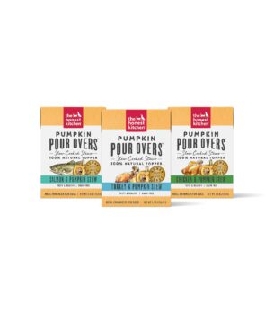 The Honest Kitchen Pumpkin POUR OVERS Wet Toppers for Dogs (3 Pack), 5.5 oz - Variety