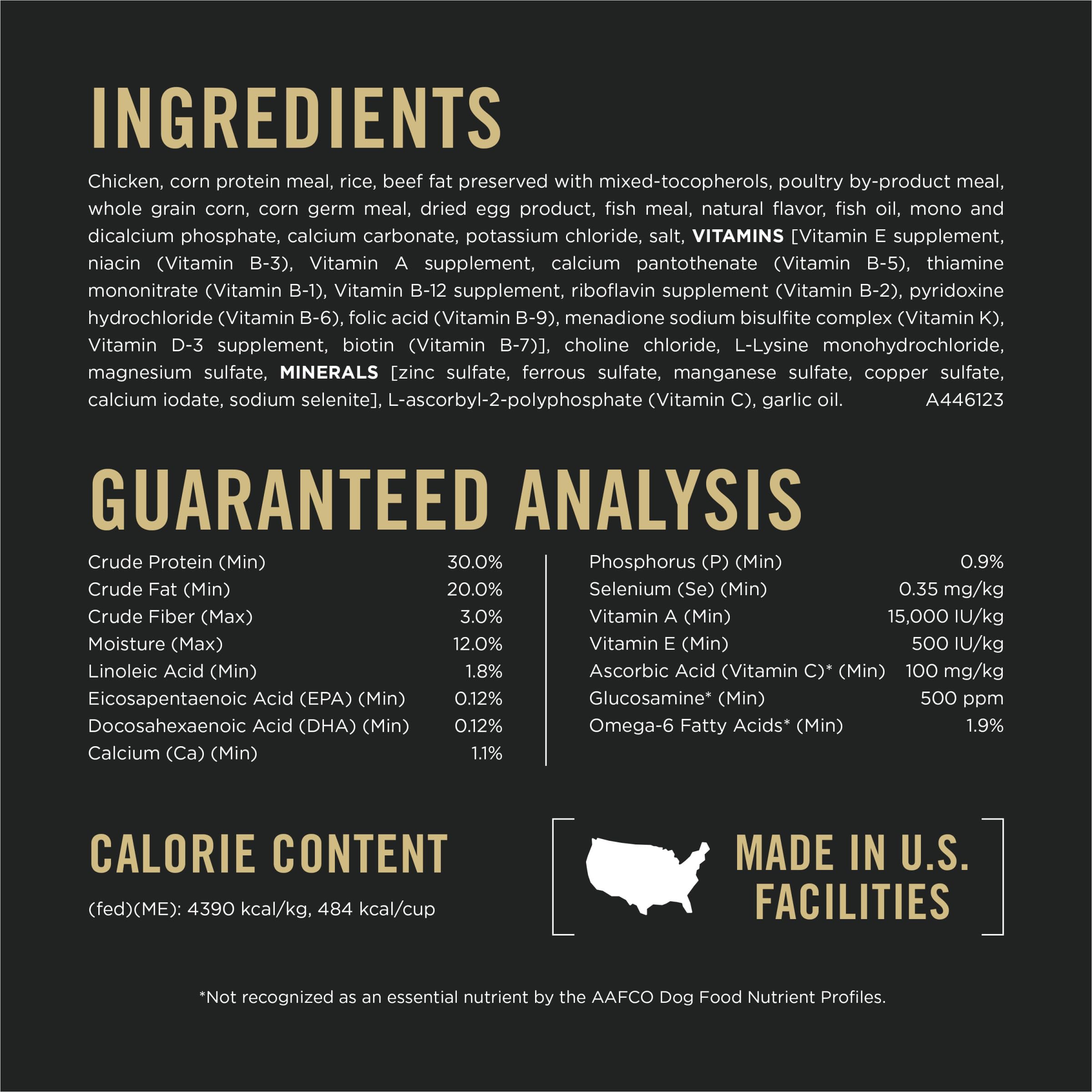 Purina Pro Plan Sport Performance 30/20 Chicken and Rice Formula High Protein Dog Food - 37.5 lb. Bag - Image 5