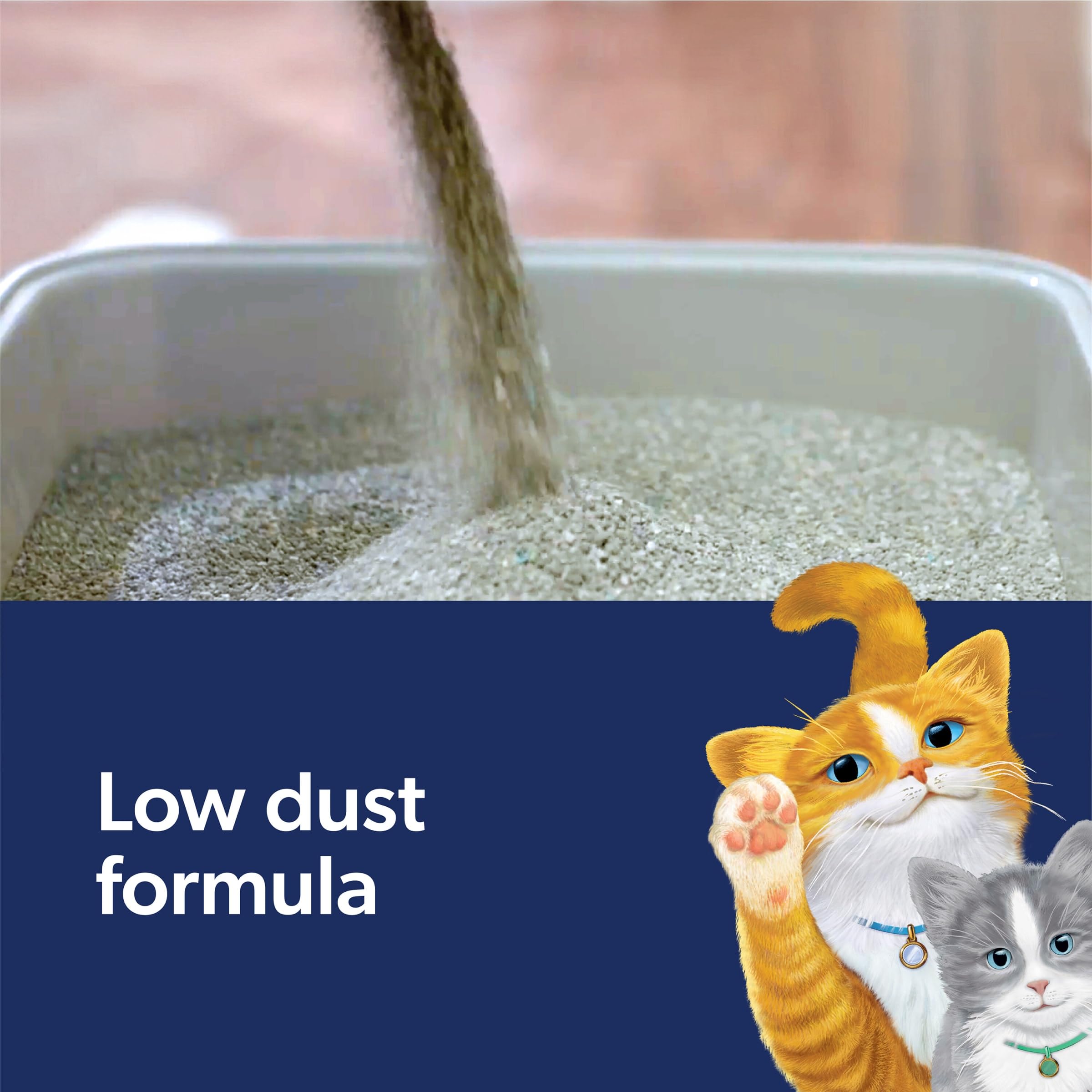 Fresh Step Clean Paws Cat Litter with Febreze Freshness, Advanced Multi Cat Low Tracking Clumping Litter, 37 lbs. (2 x 18.5 lb. Box) - Image 8