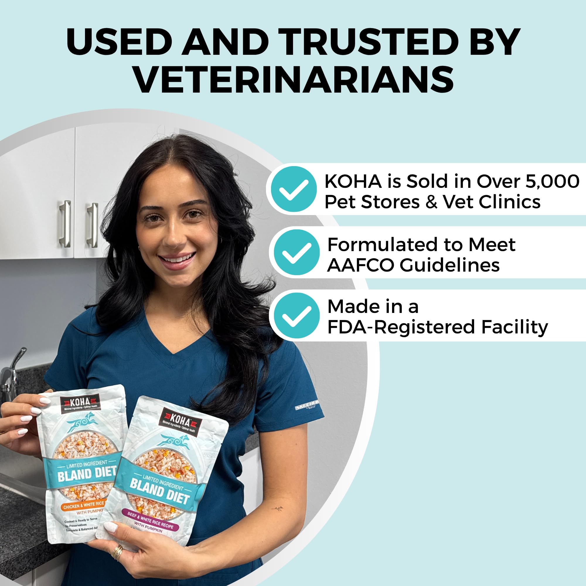 KOHA Limited Ingredient Bland Diet for Dogs, Chicken and White Rice Sensitive Stomach Wet Dog Food, Sold in Over 5,000 Vet Clinics & Pet Stores, Gentle Easy to Digest Bland Diet Dog Food, Pack of 6 - Image 4