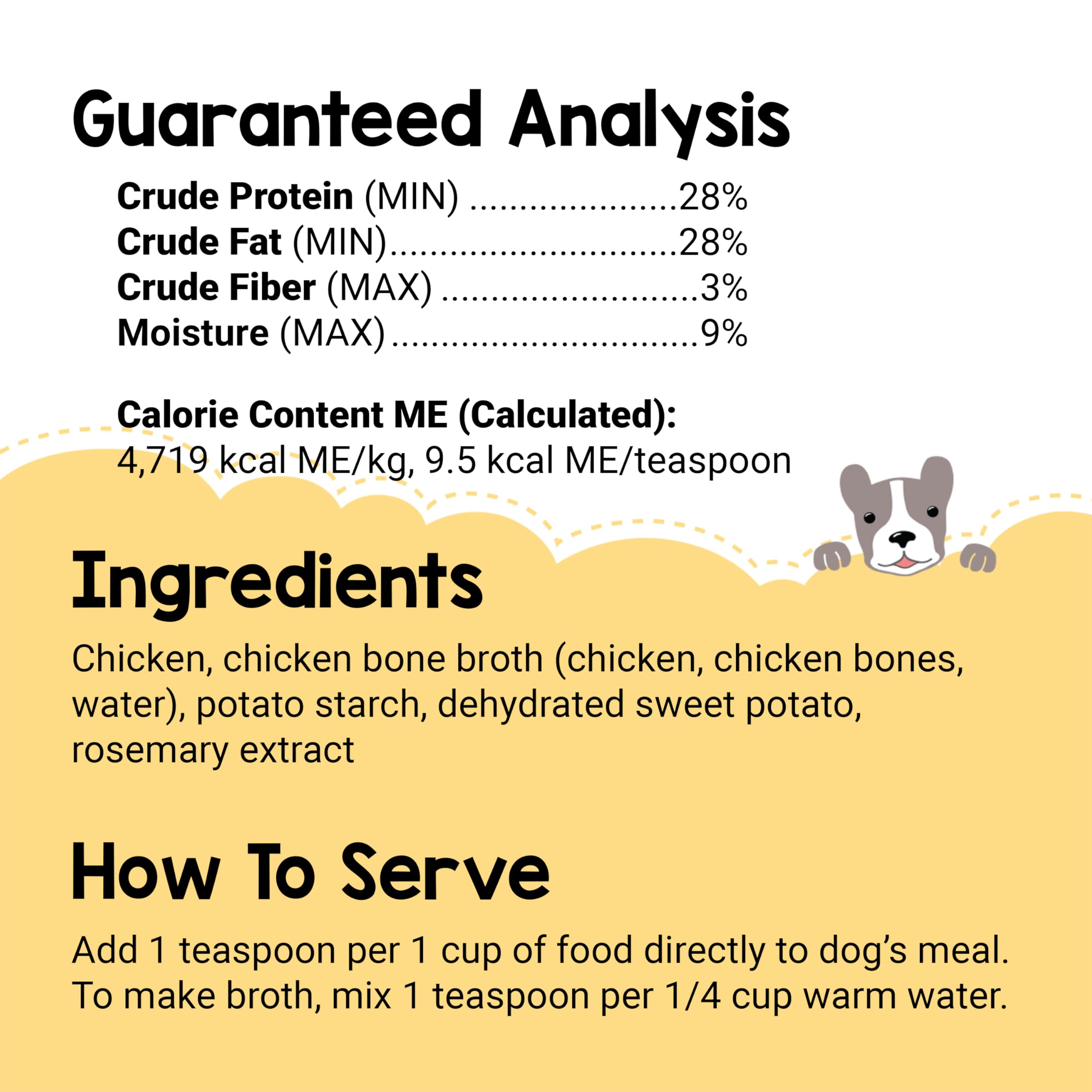 BEAUMONT BASICS Flavors Food Topper for Dogs, Chicken Recipe, 6-Ounce, Pack of 2 - Image 2