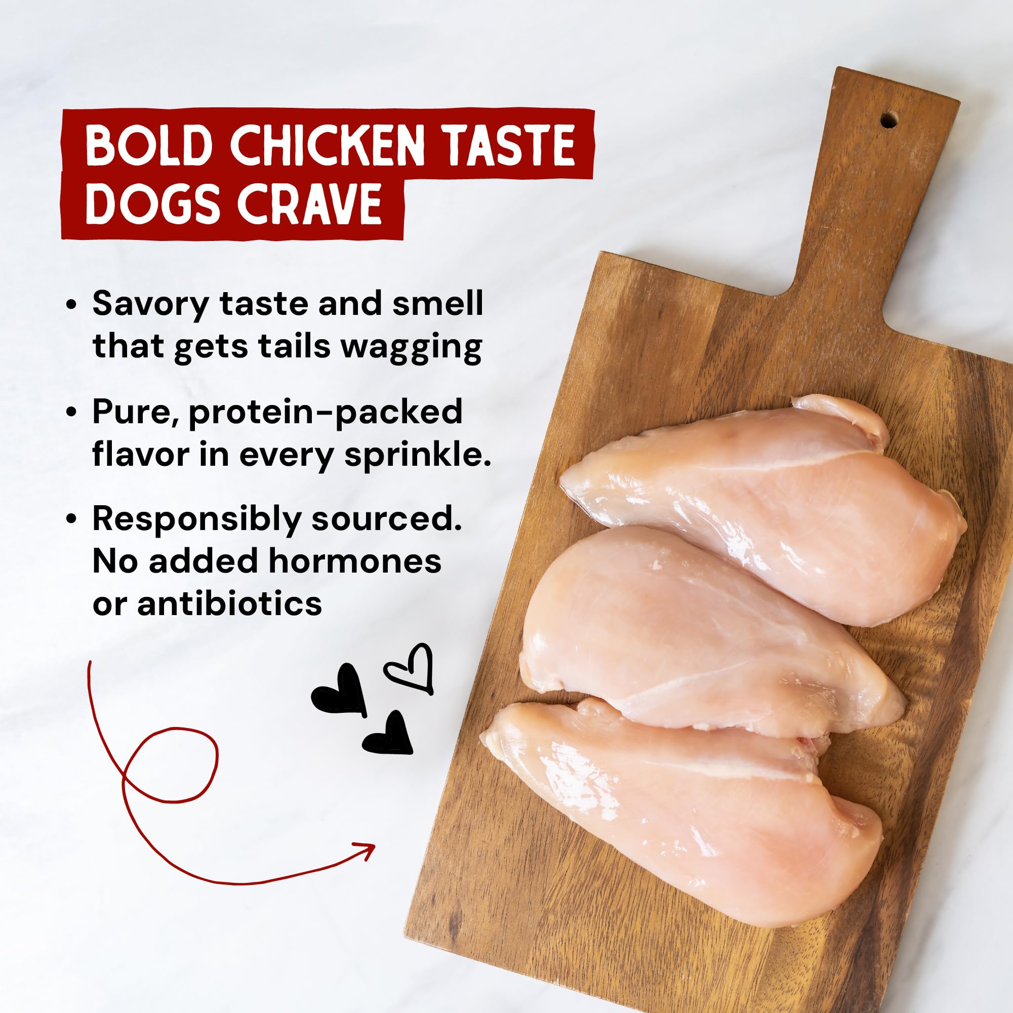 Stella & Chewy's Freeze-Dried Raw Marie's Magical Dinner Dust - Premium Chicken Dog Food Topper with Organic Fruits & Vegetables - Perfect for Picky Eaters - 7oz - Image 5