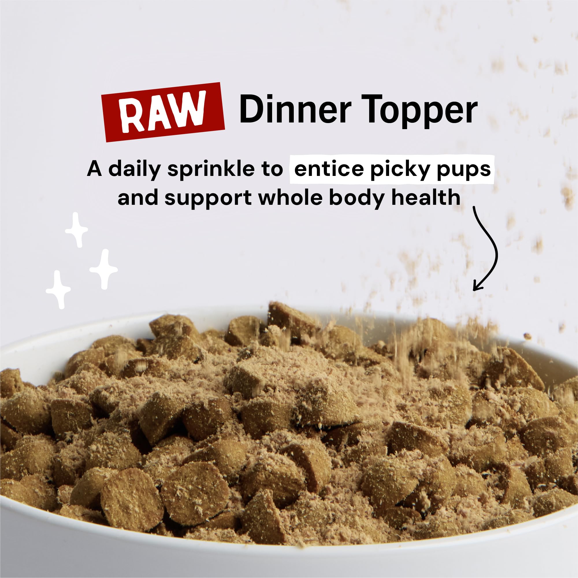 Stella & Chewy's Freeze-Dried Raw Marie's Magical Dinner Dust - Premium Chicken Dog Food Topper with Organic Fruits & Vegetables - Perfect for Picky Eaters - 7oz - Image 2