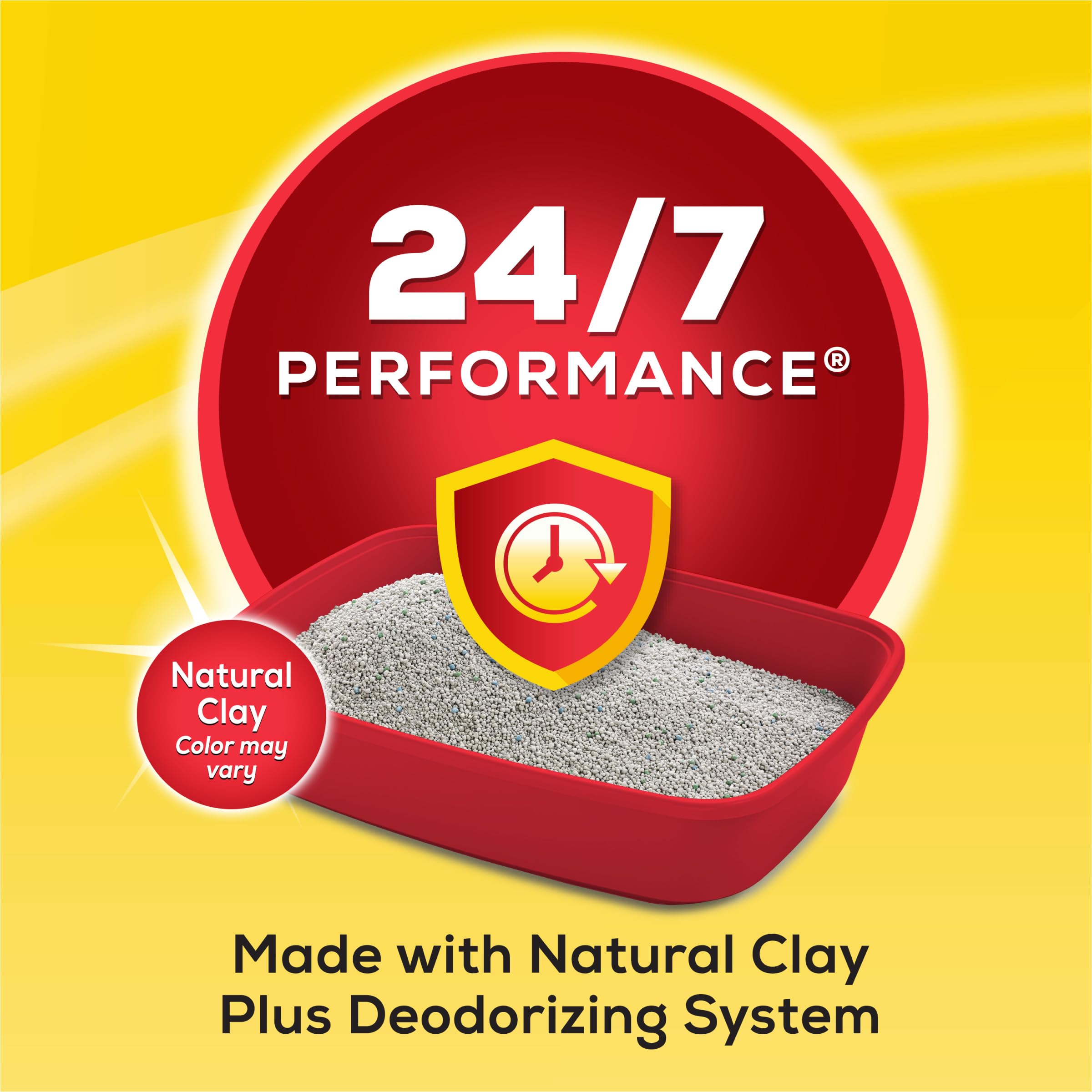 Purina Tidy Cats Clumping Cat Litter Odor Control, 24/7 Performance Multi Cat Litter - 16 lb. Bag - Image 2