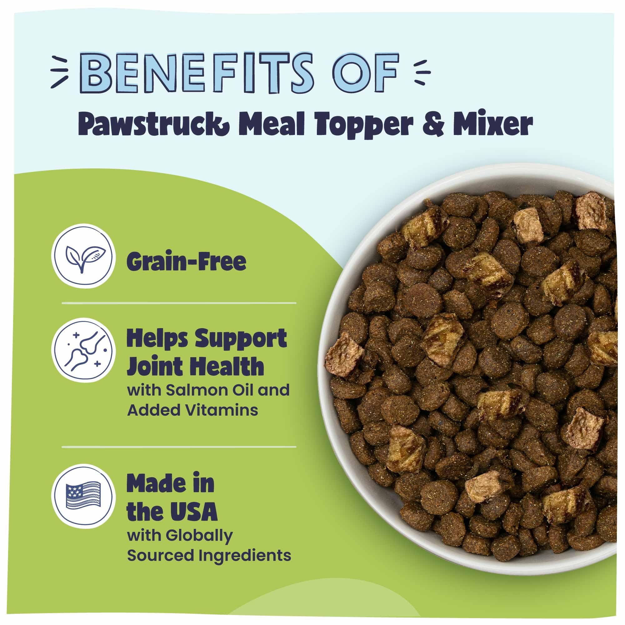 Pawstruck Vet Recommended Air Dried Dog Food Toppers for Picky Eaters, Made in USA with Real Chicken, Premium Meal Mix-in Kibble Enhancer, 8 oz, Packaging May Vary - Image 3