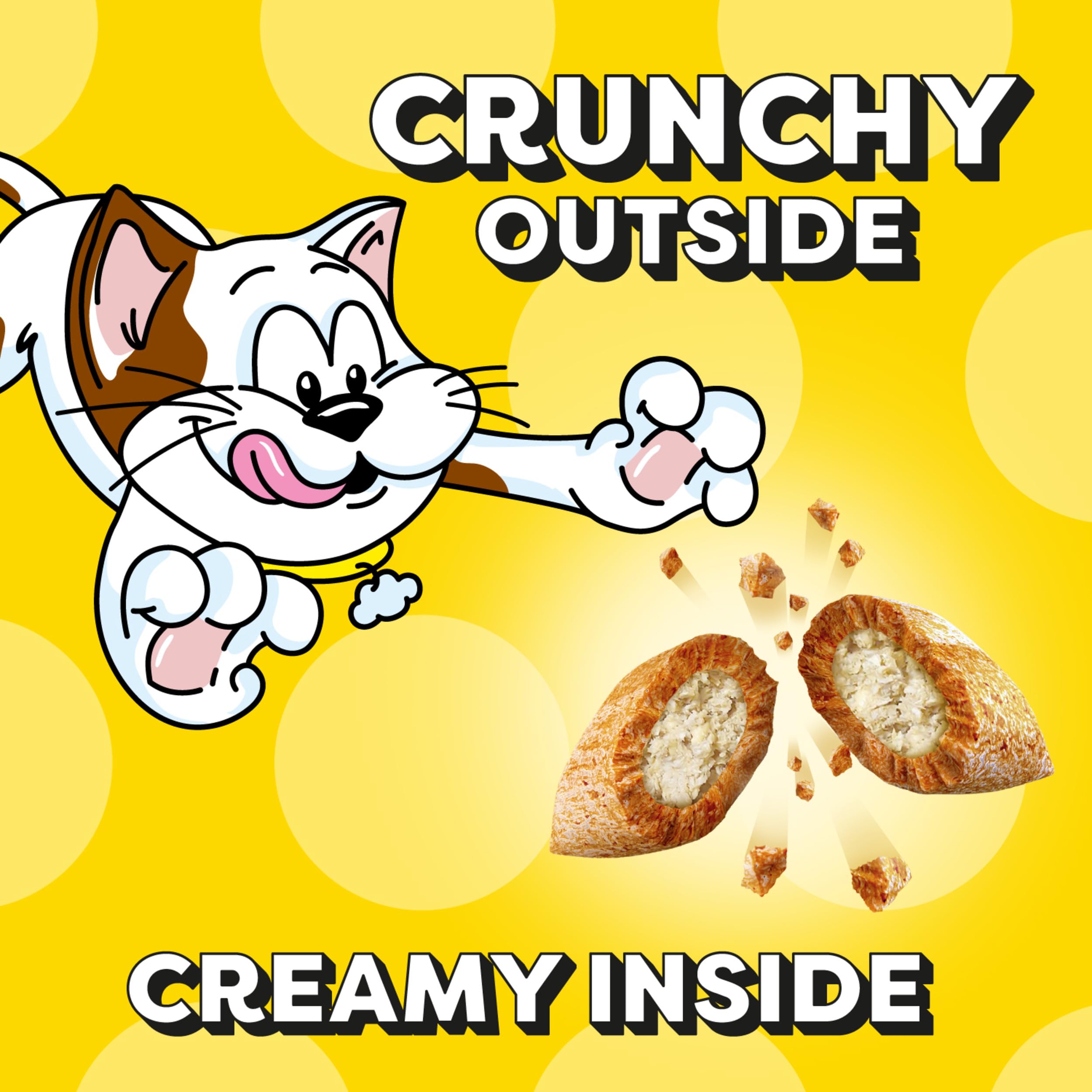 Temptations MixUps Catnip Fever Flavor Crunchy and Soft Cat Treats, 16 oz. Tub - Image 5