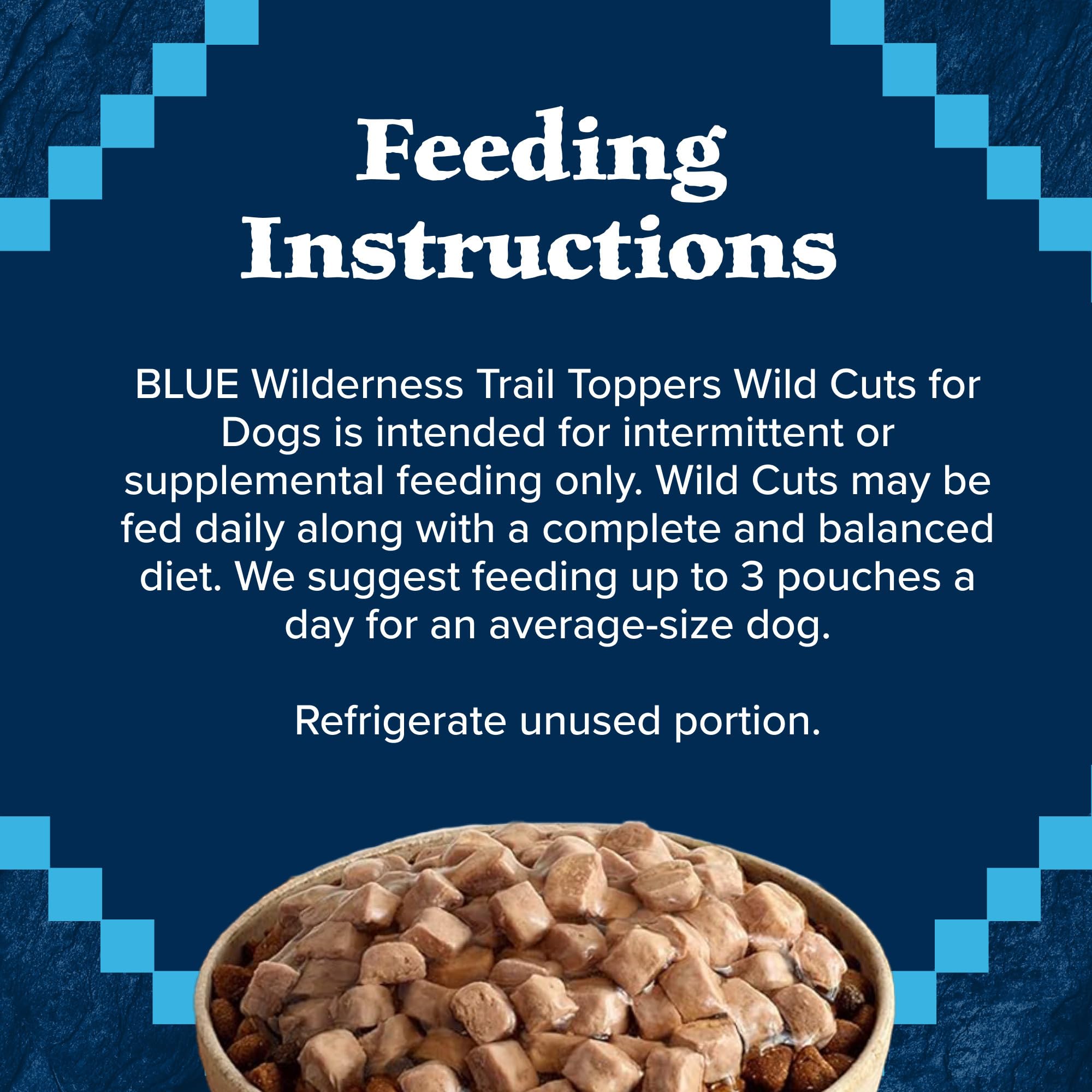 Blue Buffalo Wilderness Trail Toppers Wild Cuts Wet Dog Food Variety Pack, High-Protein & Grain-Free, Made with Natural Ingredients, Chicken and Beef Flavors, 3-oz Pouches, (12 Count, 6 of Each) - Image 8