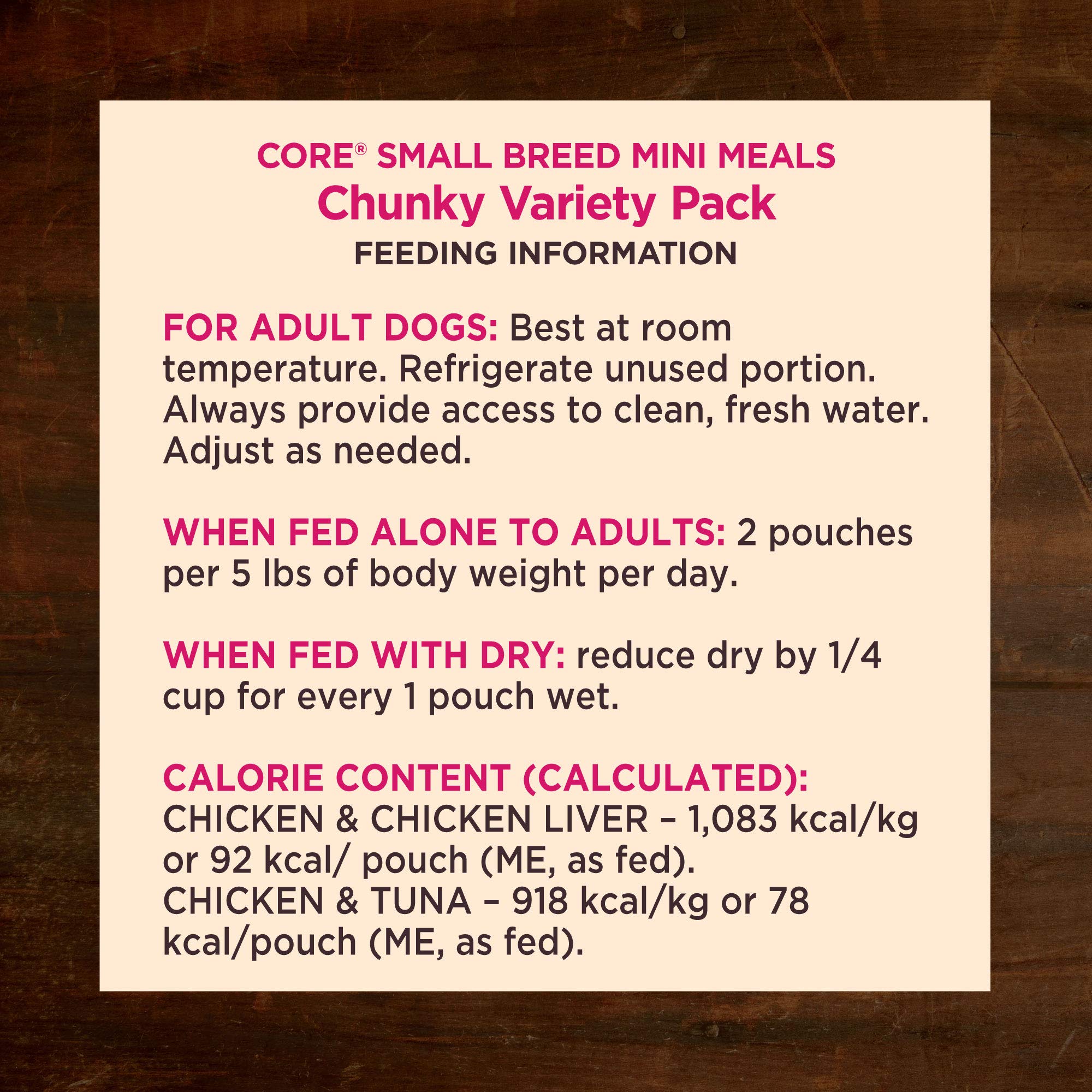 Wellness Core Grain Free Small Breed Mini Meals Chunky Variety Pack, 3 oz (Pack of 12) - Image 8