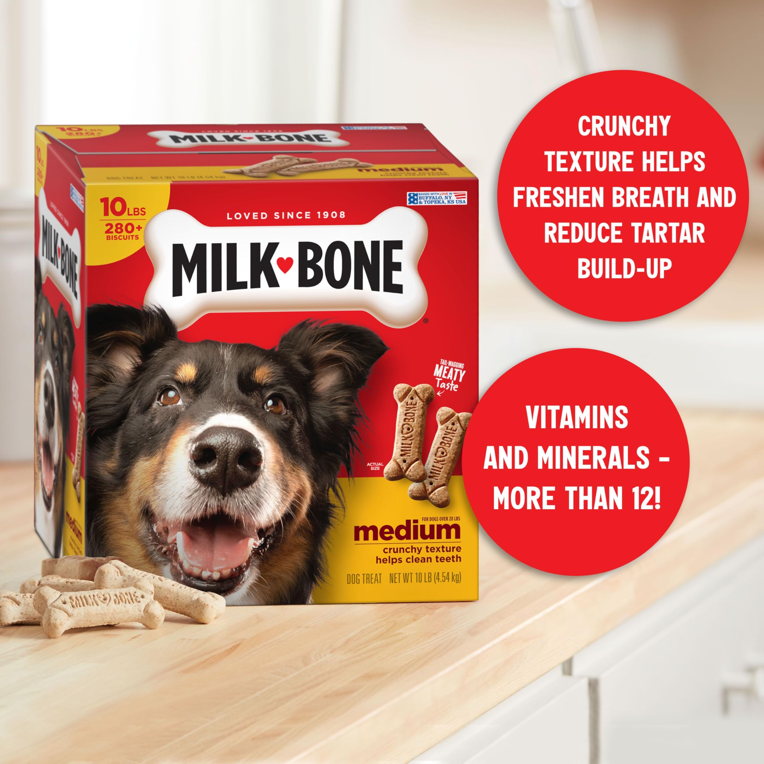 Milk-Bone Original Dog Treats Biscuits for Medium Dogs, 10 Pound - Image 5