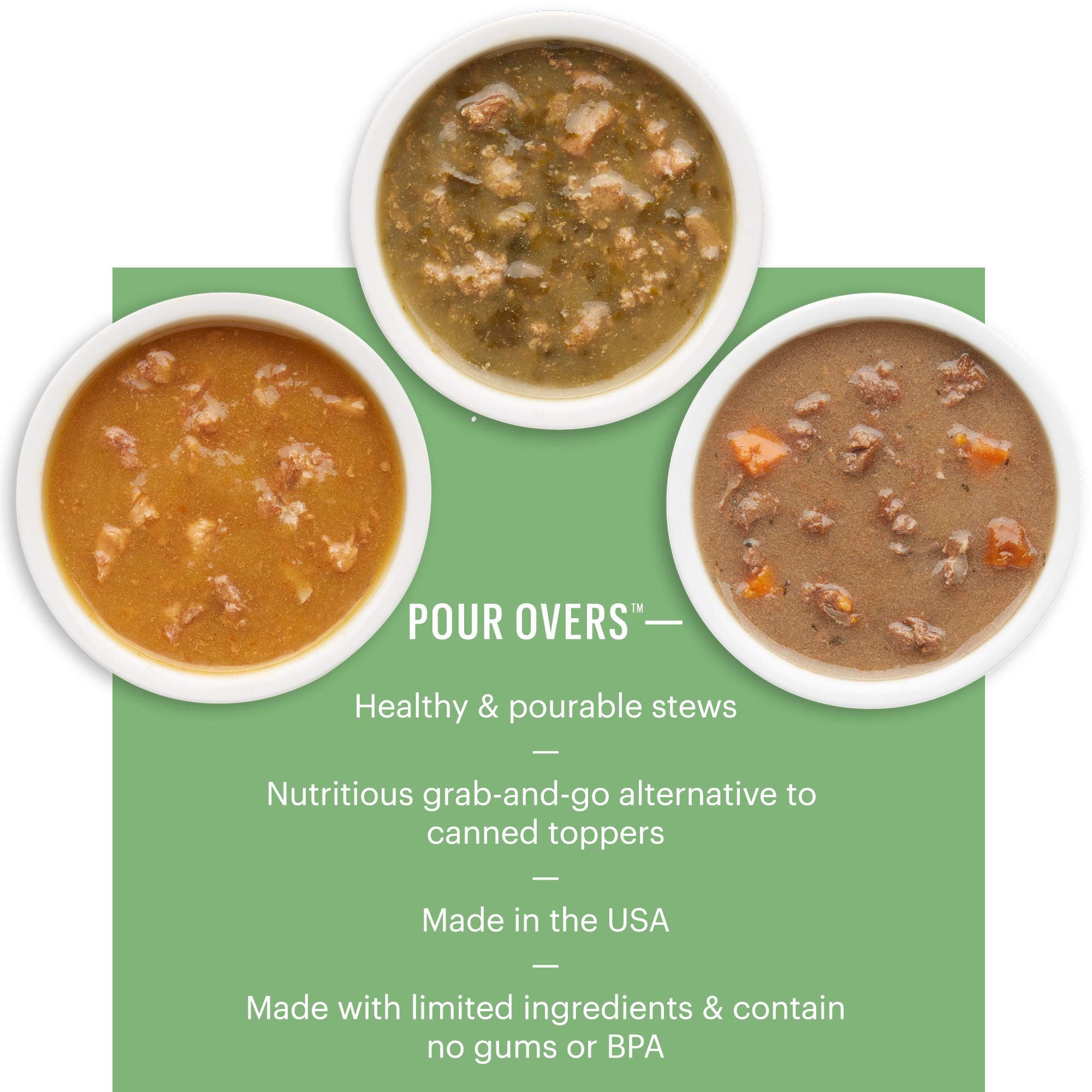 The Honest Kitchen Pumpkin POUR OVERS Wet Toppers for Dogs (3 Pack), 5.5 oz - Variety - Image 3
