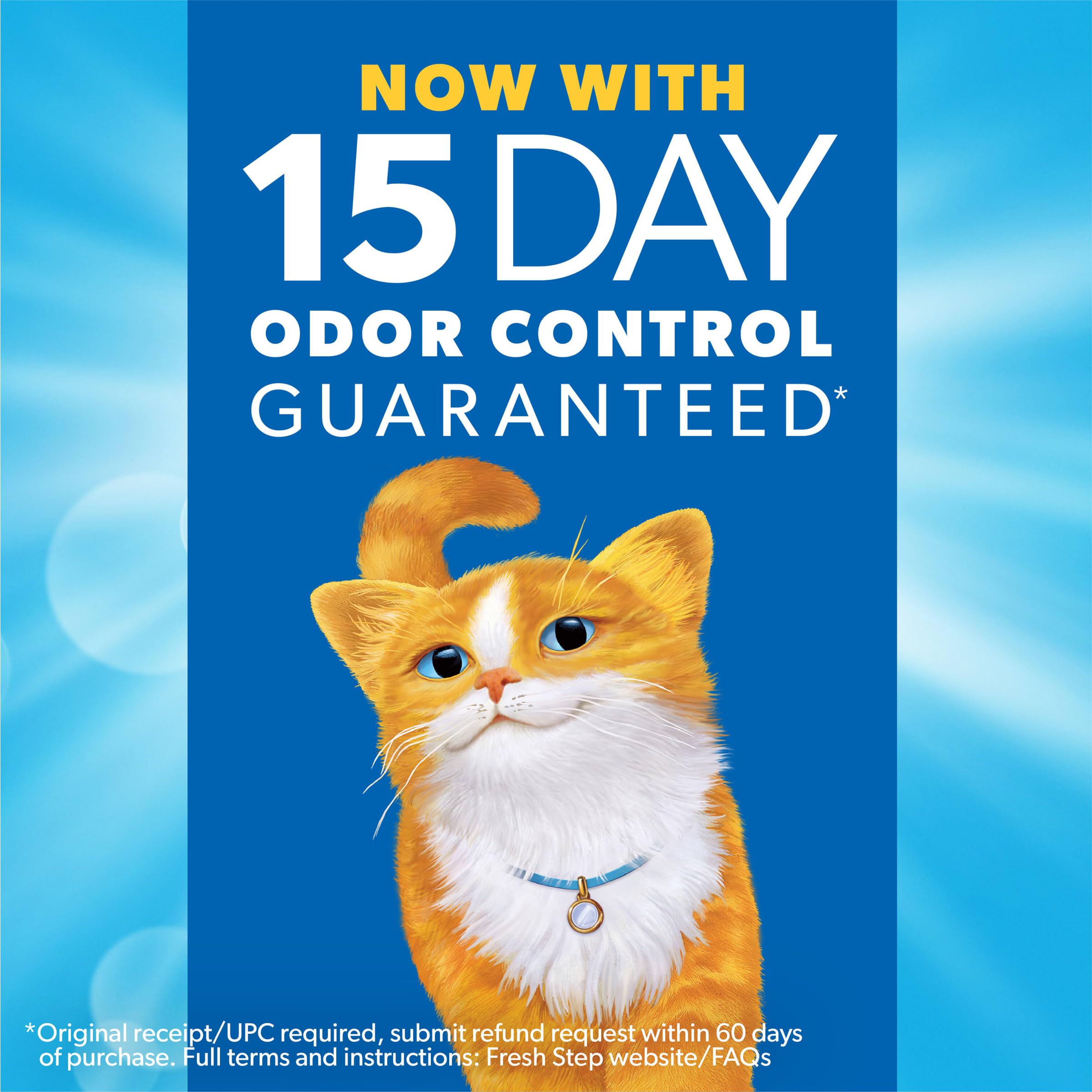 Fresh Step Advanced Simply Unscented Clumping Litter, Fresh Step Unscented Cat Litter Fights Odor on Contact, 37 lbs. (2 x 18.5 lb. Box) - Image 3
